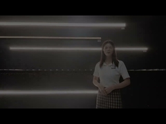 KN24 W50*H35 Накладной черный светодиодный алюминиевый профиль с черной крышкой для ПК, экструзионный профиль светодиодной ленты