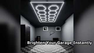 Ultimate Garage Lighting 568W Hexagon LED System