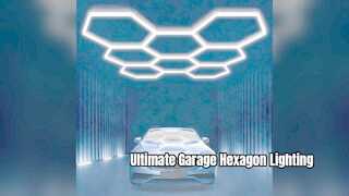 Обновите свой гараж с помощью модульного светодиодного освещения Hexagon