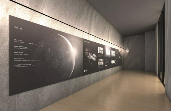 Suspended LED Skyline Linear Light Black White Wall Washer Stainless Steel 2835 COB LED Strip Profile