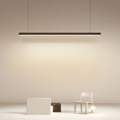 6063 T5 PC Frosted 75*95mm Up And Down Lighting LED Profile for Led linear lighting