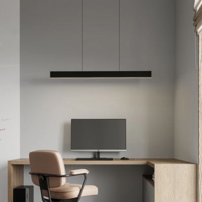 Anodized 9.8*44.3mm Slim Aluminium Profile Indoor Suspended