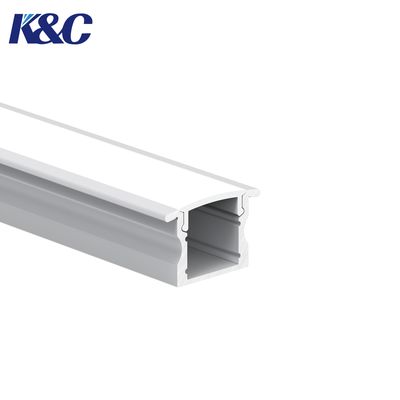 Хорошая цена 6063 T5 Aluminum LED Profile 17.0x15.0mm for Embedded Installation онлайн
