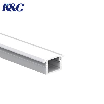 Хорошая цена 6063 T5 Aluminum LED Profile 17.0x12.7mm for Embedded Installation онлайн