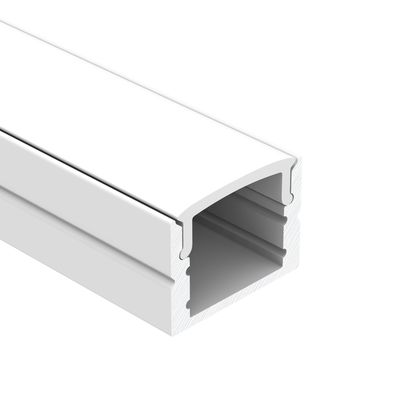 PMMA Diffuser IP20 LED Aluminium Track Channel 6063 Alloy