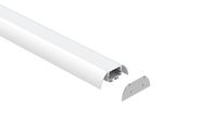 Led Strip Aluminum Profile 6063 T5 With PC Diffuser for commercial lighting
