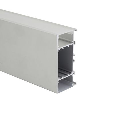 Sandblasting LED Lighting Aluminum Profile IP44 6063 T5 Up And Down Corridor Wall