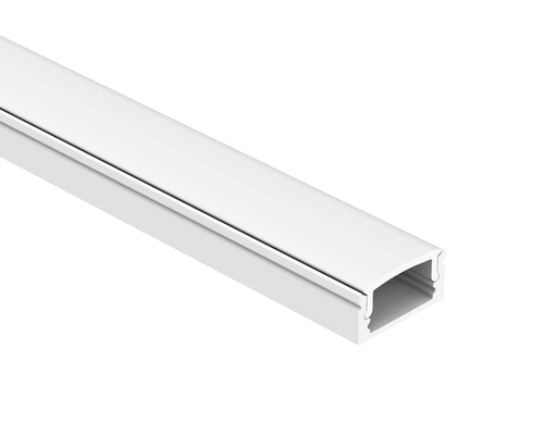 PCB Width 12mm LED Strip Aluminium Profile 6000 Series For Interiors