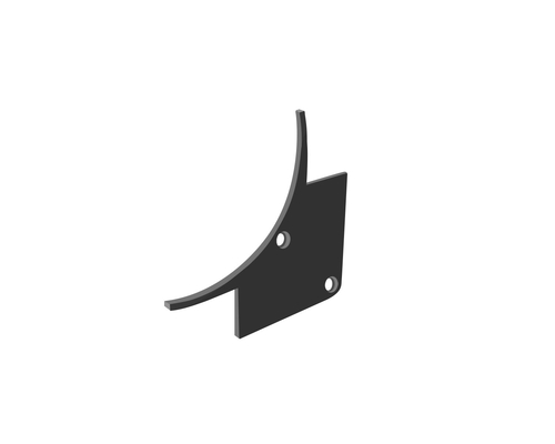 Up And Down Lighting 75*95mm Aluminium Edge Profile 6063 Alloy Profile
