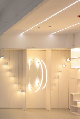 Diameter 60mm Round LED Profile Aluminum Alloy 6063 T5 Hoisting