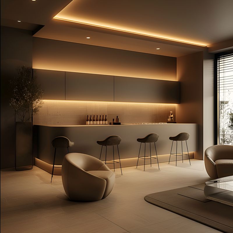 2.5m LED Strip Aluminium Profile