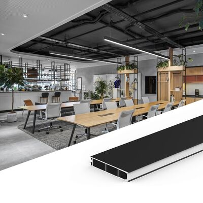 Хорошая цена Алюминиевый профиль для светодиодной ленты нестандартной длины с алюминиевым сплавом 6063 и порошковым покрытием для светодиодной ленты онлайн