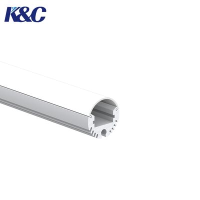 6063 T5 Круглая экструзия светодиодных ламп с крышкой ПК для установки подвески