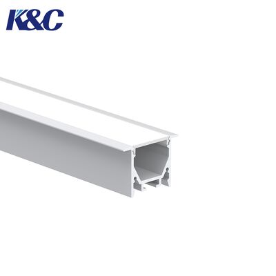 K94-1 Magnetic LED Profile with Fast Heat Dissipation and 6063 T5 Aluminum Alloy for Suspended Lighting Channel