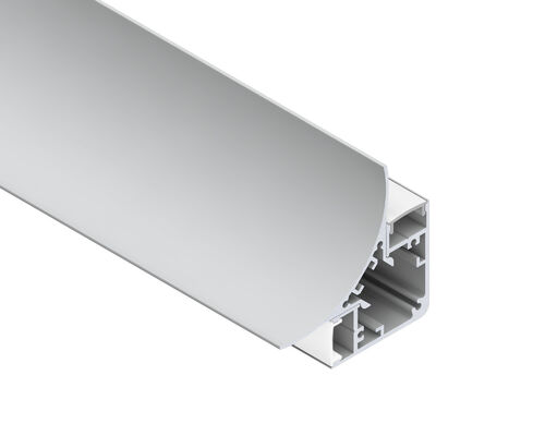 Хорошая цена Диффузер PC Frosted Cover LED Strip Алюминиевый профиль с алюминиевым сплавом серии 6000 и 5-летней гарантией онлайн
