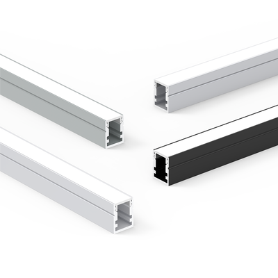 Сервисная резка алюминиевого экструдированного профиля серии K3 6000 с пескоструйной обработкой для светодиодных лент, декоративных каналов