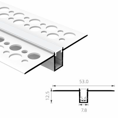 T5 6063 ПК PMMA утопил алюминиевый PCB приведенный штранг-прессования 5mm для гипсокартона