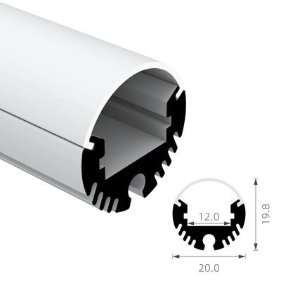 Будочка H19.8mm выставки вокруг профиля IP44 K48 W20mm СИД